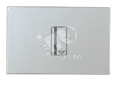 Zenit Механизм карточного выключателя (54мм) с задержкой отключения (5-90с) с накладкой
