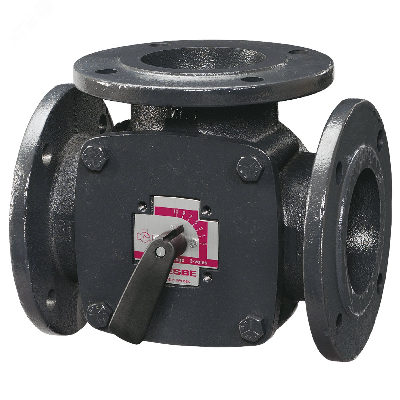 Клапан смесительный фланцевый 3F40 (DN40, Kvs44,PN6,КО-ОХ) поворотный