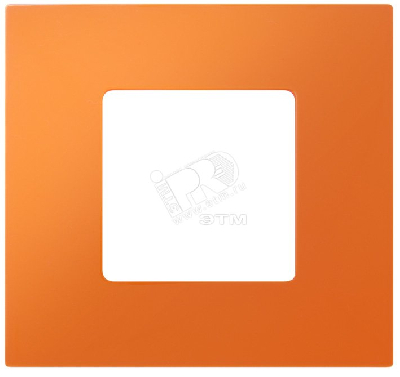 Рамка-декор на 1 пост для 2700610-03., S27Pl, оранжевый