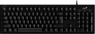 Клавиатура Smart KB-101  USB, 105 клавиш, черный