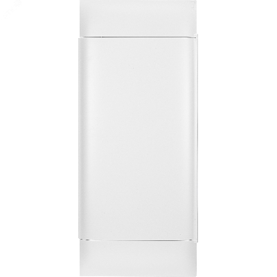 Practibox S Пластиковый щиток Встраиваемый (ЩРв-П) 4X12 Белая дверь