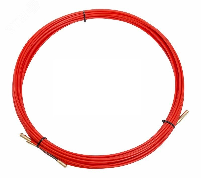 Протяжка кабельная (мини УЗК в бухте), стеклопруток, d=3.5 мм 15 м красная, REXANT