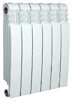 Радиатор биметаллический секционный 500/87/6 боковое подключение