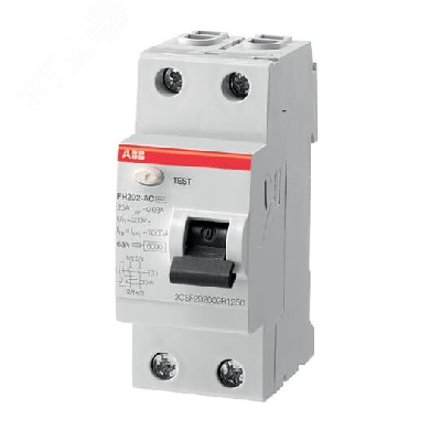 Выключатель дифференциального тока (УЗО) 2п 40А 30 мА AC FH202
