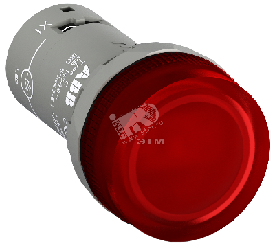 Лампа CL2-523R красная со встроенным светодиодом 230В AC