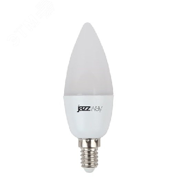 Лампа светодиодная LED 9Вт Е14 теплый матовая свеча