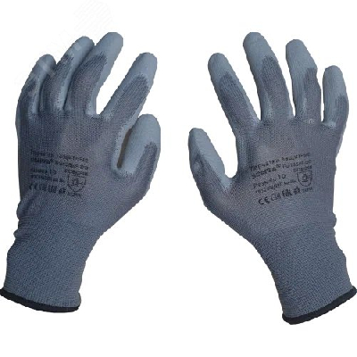 Перчатки для защиты от механических воздействий и ОПЗ SCAFFA PU1350P-DG размер 10
