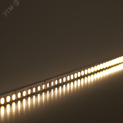 Лента светодиодная LEDх180/м 5м 16w/m 24в тепло-белый