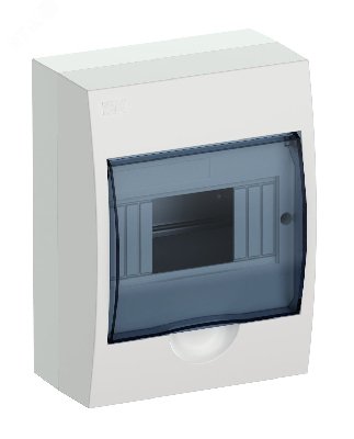 Щит распределительный навесной ЩРн-П-6 IP41 пластиковый прозрачная дверь