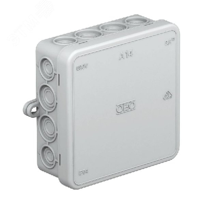 Коробка распаячная A14 100x100x40 степень защиты IP55