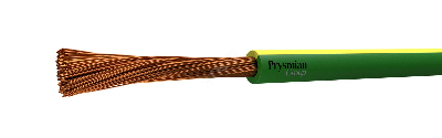 Провод силовой ПуГВ 1х0.5 желто-зеленый многопроволочный
