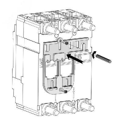 Разъем для втычного SUSOL MCCB ASS'Y,BASE CONNECTOR, TS250