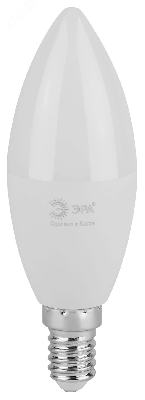 Лампа светодиодная LED 8 Вт 800Лм 6500К свеча холодный E14 220-240В LED B35-8W-865-E14 Green Line