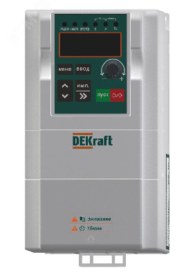 Преобразователь частоты DEKV060-0.75кВт 3 фазы 380В с торм. Модулем