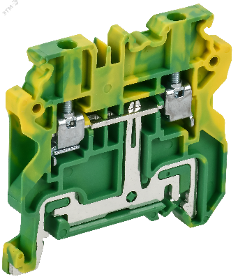 ARMAFIX Колодка клеммная CY2.5 PE винтовая 2,5мм2 проходная заземляющая Ex IEK