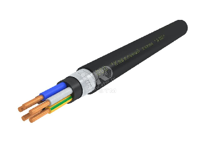 Кабель силовой ВБШвнг(А)-LS 5х10 (N.РЕ)-0.66 однопроволочный