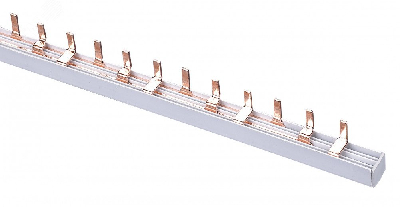 Шина соединительная типа PIN (штырь) 3P до 63А (дл.1м) ШС-101 DEKraft