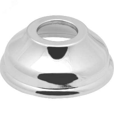 Чашка декоративная (отражатель) 26 мм (75х26х30мм) конус (нержавеющая сталь, хромированная)