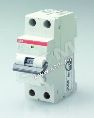 Выключатель автоматический дифференциальный (АВДТ) DS201 1п+N 10А 30мА C AC