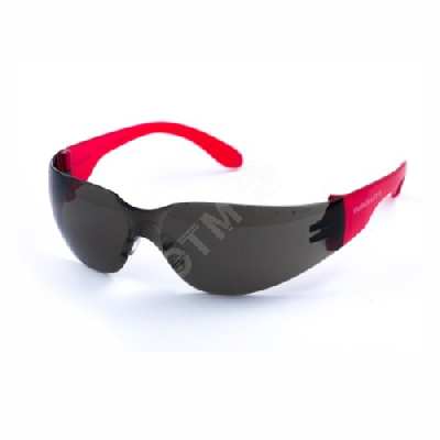 Очки защитные открытые О15 HAMMER ACTIVЕ super (5-3,1 PC) с мягким носоупором (солнцезащитные, спортивный стиль, с незапотевающим покрытием)