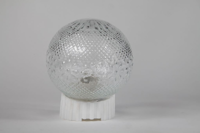 Светильник НББ-61-60-014 прозрачный стекло основание белый пластик