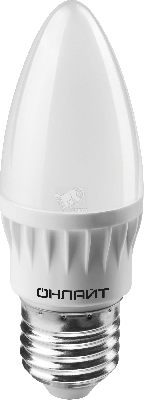 Лампа светодиодная LED 6вт E27 белый матовая свеча ОНЛАЙТ