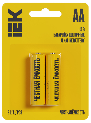Батарейка щелочая Alkaline Optima LR06/AA (2шт/блистер)