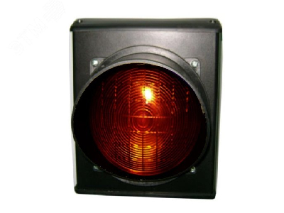 Светофор светодиодный, 1-секционный, красный, 230 В