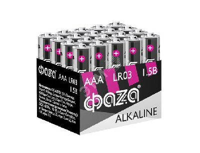 Элемент питания LR03 (AAA) алкалиновая уп. 20 шт. ФАZА Alkaline Pack-20
