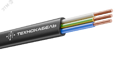 Кабель ВВГ-Пнг(А)-LS 660 В 3Х2,50 ок(N,PE) ТРТС