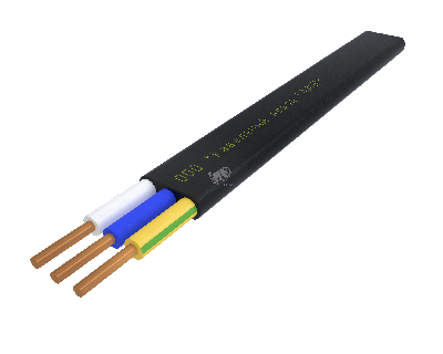 Кабель силовой ППГ-П нг(А)-HF 3х4ок(N.PE)-0.66 однопроволочный черный (барабан)
