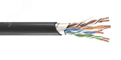 Кабель СегментЛАН F/UTP Cat5e ZHнг(А)-FRHF 4х2х0.52