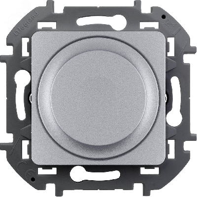 Светорегулятор поворотный без нейтрали 300Вт INSPIRIA алюминий