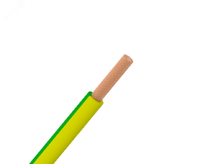 Провод силовой ПуГВнг(А)-LS 1х0,5желто-зеленый ТРТС