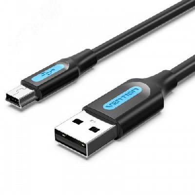 Кабель USB 2.0 AM на mini B 5pin, 2 м.