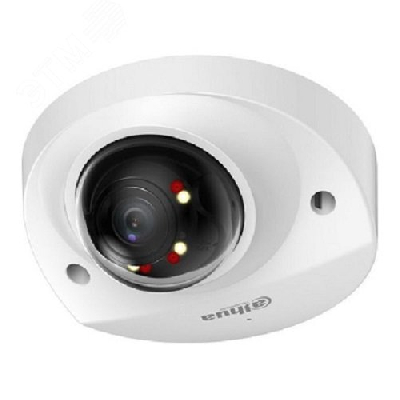 Видеокамера IP уличная 4Мп купольная ИК/LED-30м PoE с ИИ (2.8мм)