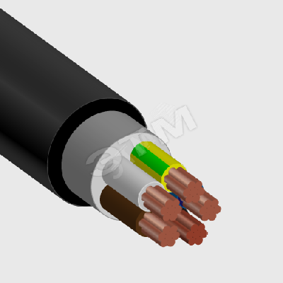 Кабель силовой ВВГнг(А)-LSLTx 5x50 мк(N, PE)-0.66