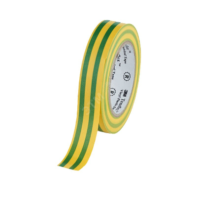 Изолента ПВХ желто-зеленая 15мм 10м Temflex 1300